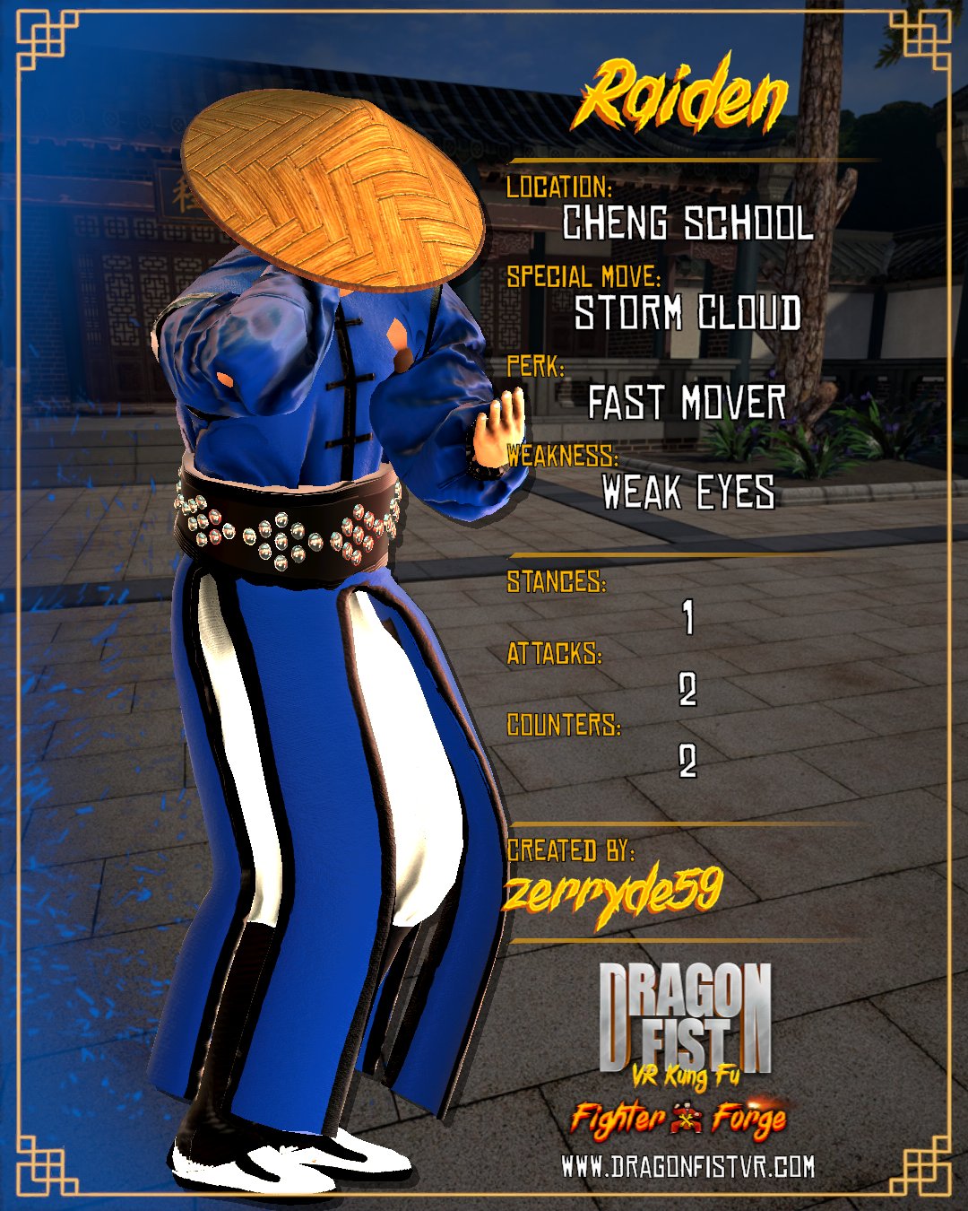 Raiden - Created By: zerryde59
