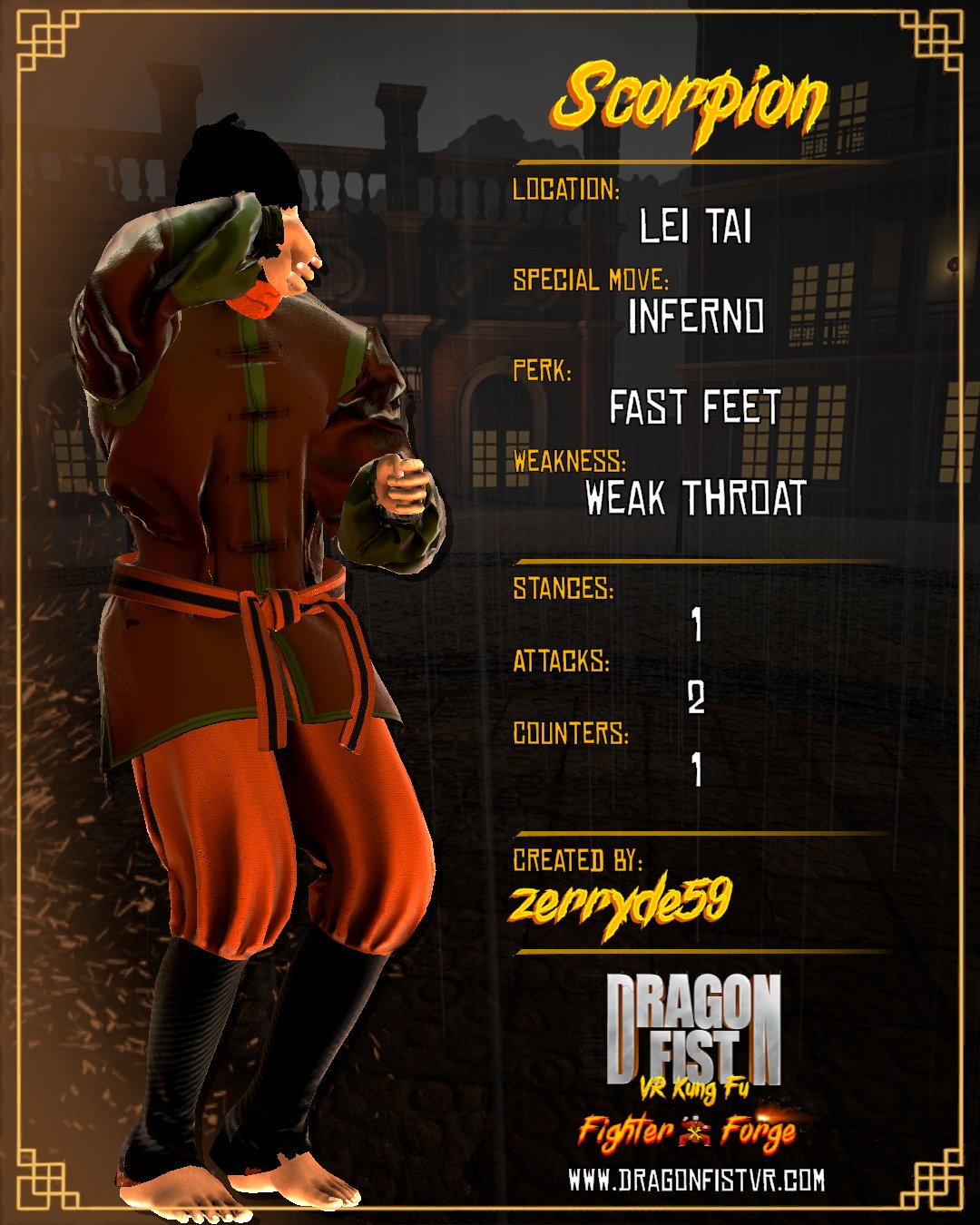 Scorpion - Created By: zerryde59