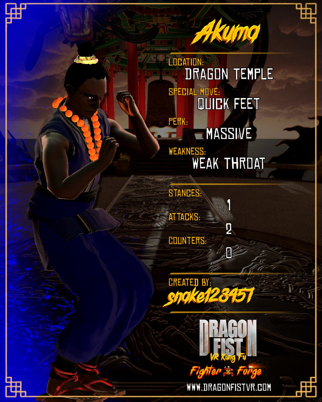 Akuma - Created By: snake123457