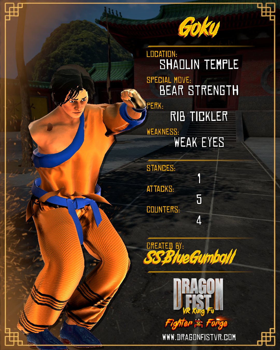 Goku - Created By: SSBlueGumball