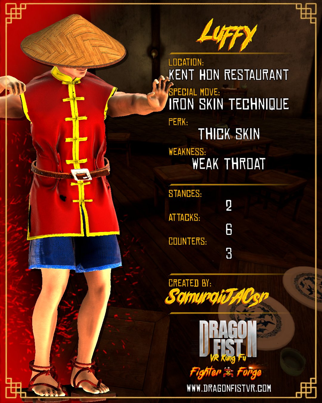 Luffy - Created By: SamuraiJACsr