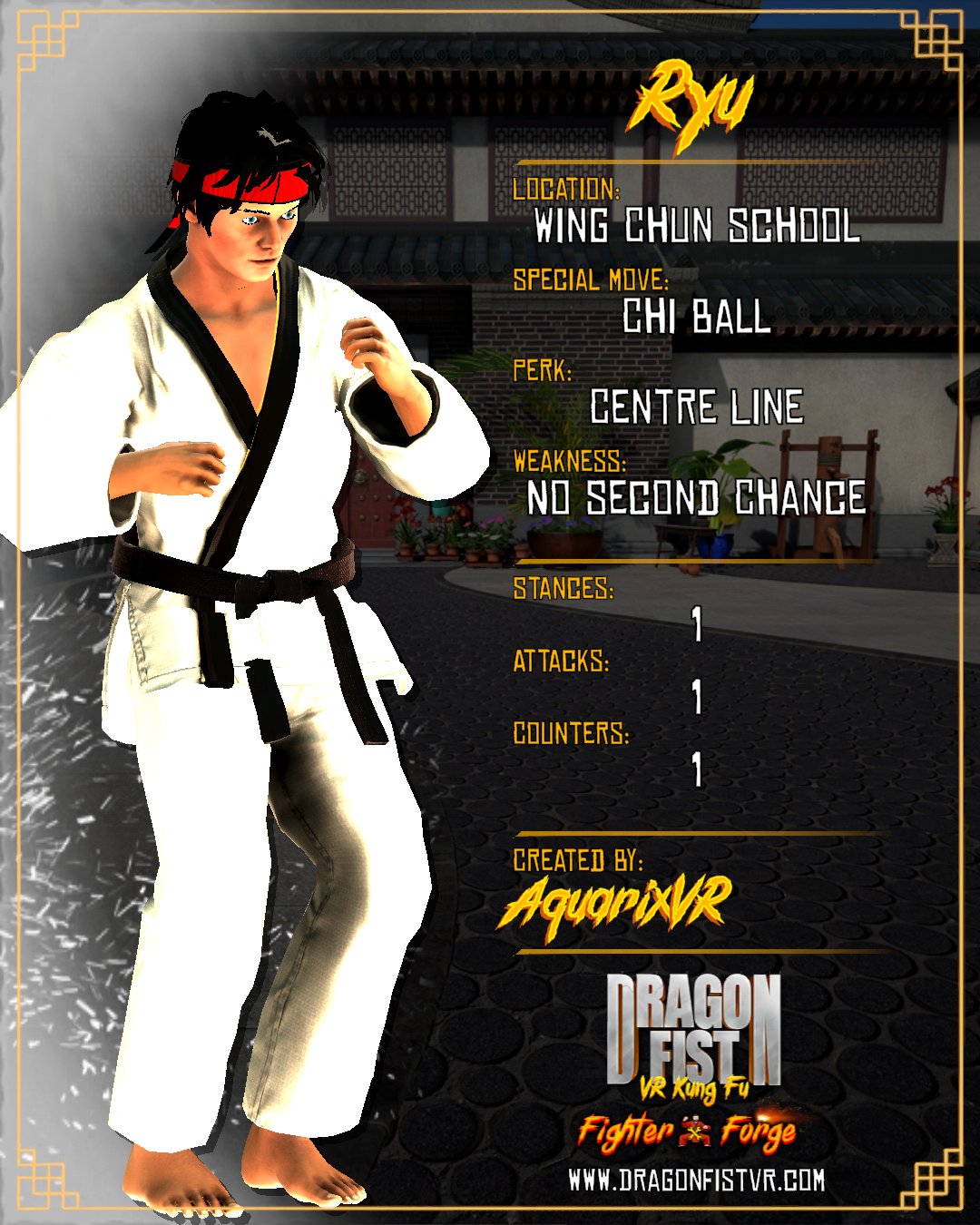 Ryu - Created By: AquarixVR