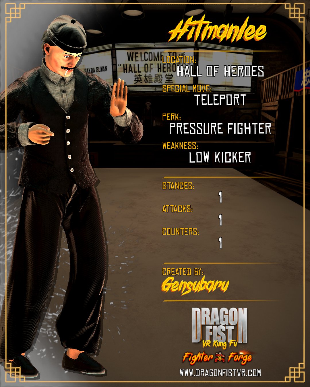 Hitmanlee - Created By: Gensubaru
