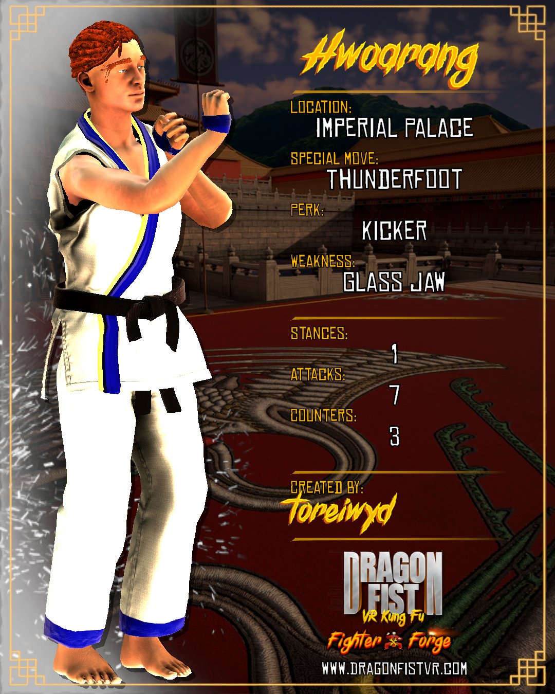 Hwoarang - Created By: toreiwyd
