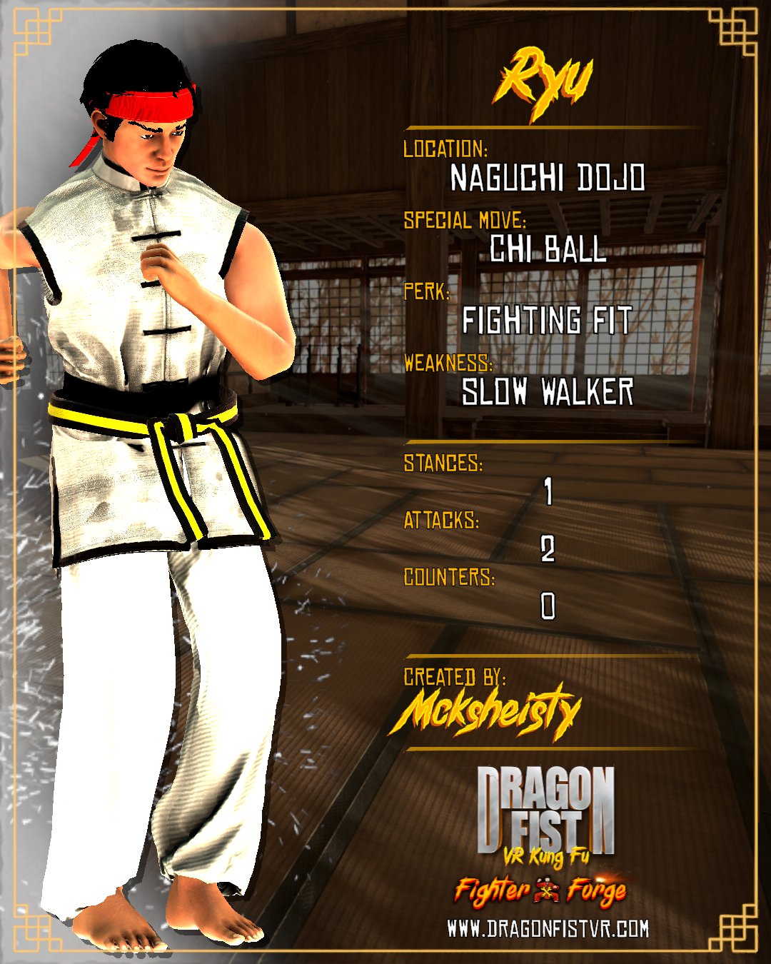 Ryu - Created By: Mcksheisty