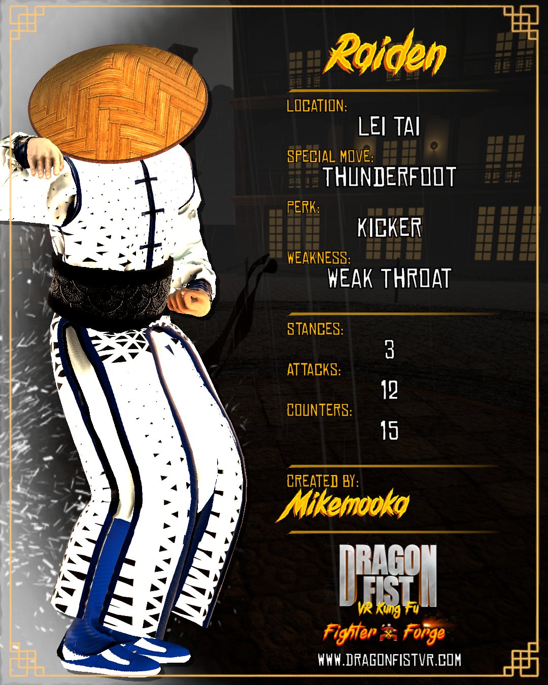 Raiden - Created By: Mikemooka