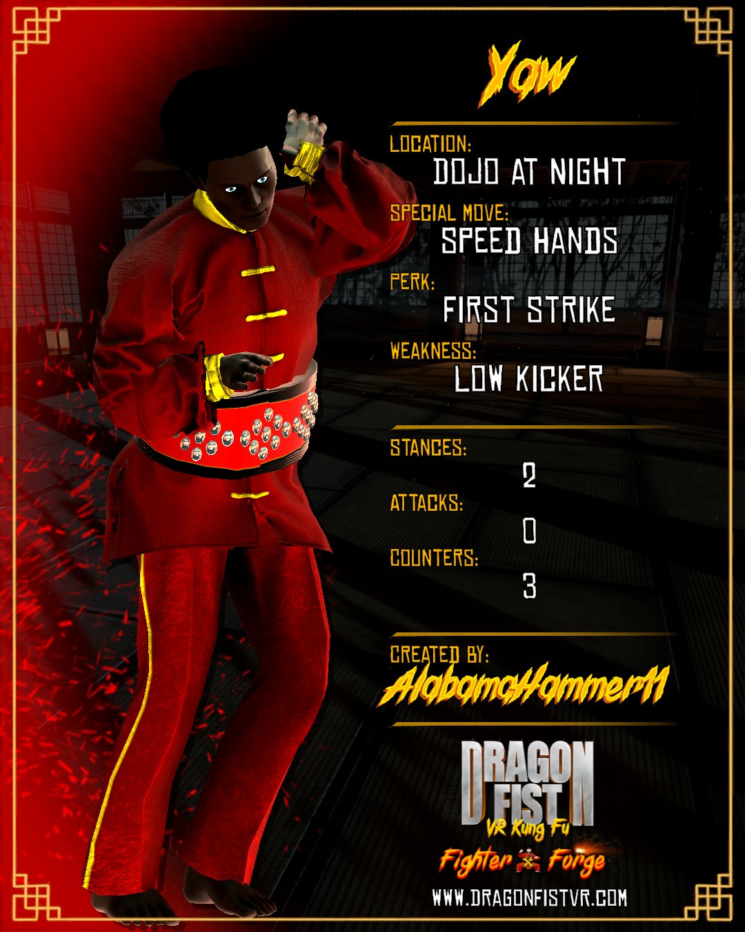 Yaw - Created By: AlabamaHammer11