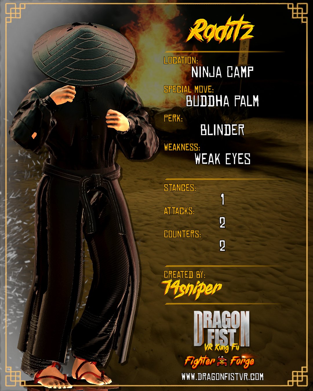 Raditz - Created By: 74sniper