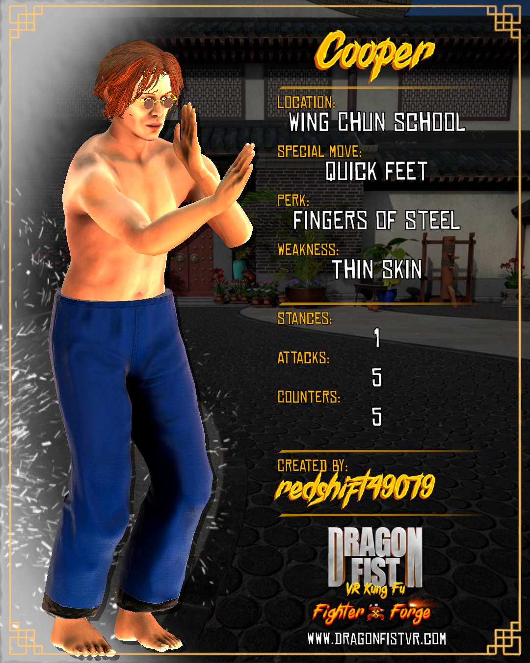 Cooper - Created By: redshift49079