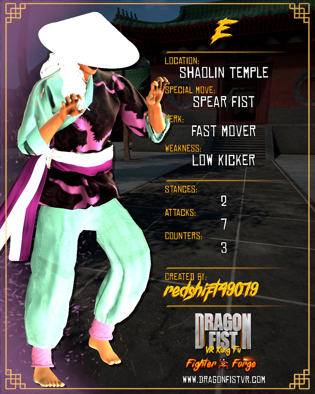 E - Created By: redshift49079