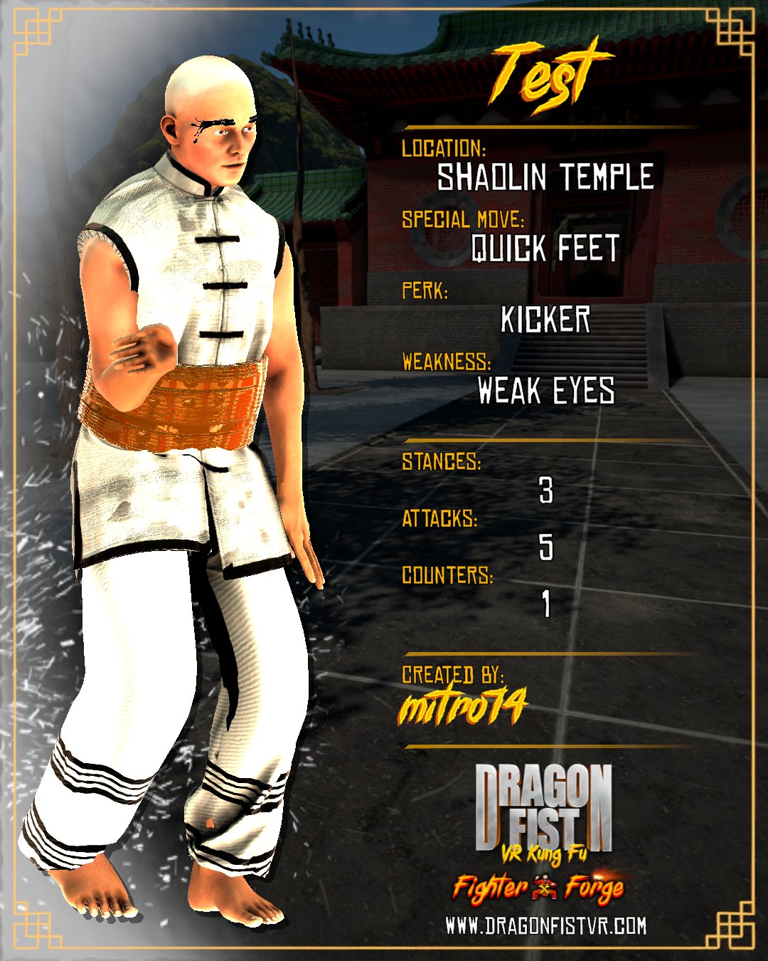 Test - Created By: mitro74