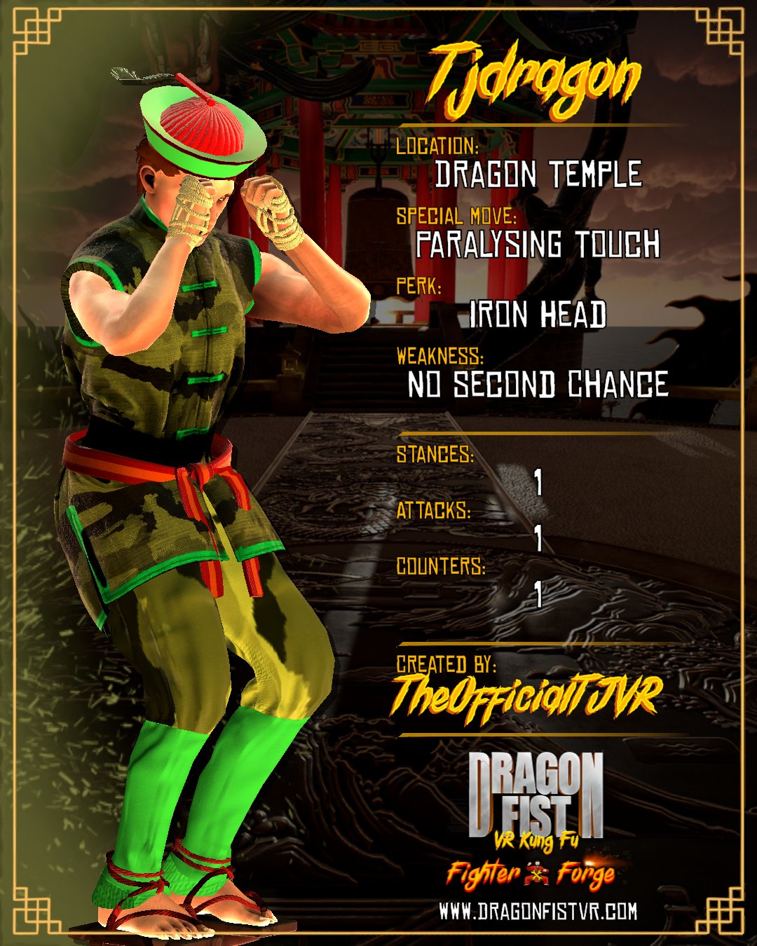 Tjdragon - Created By: TheOfficialTJVR