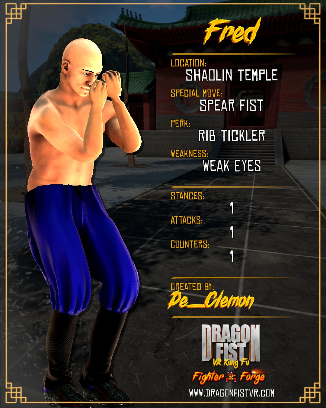 Fred - Created By: De_Clemon