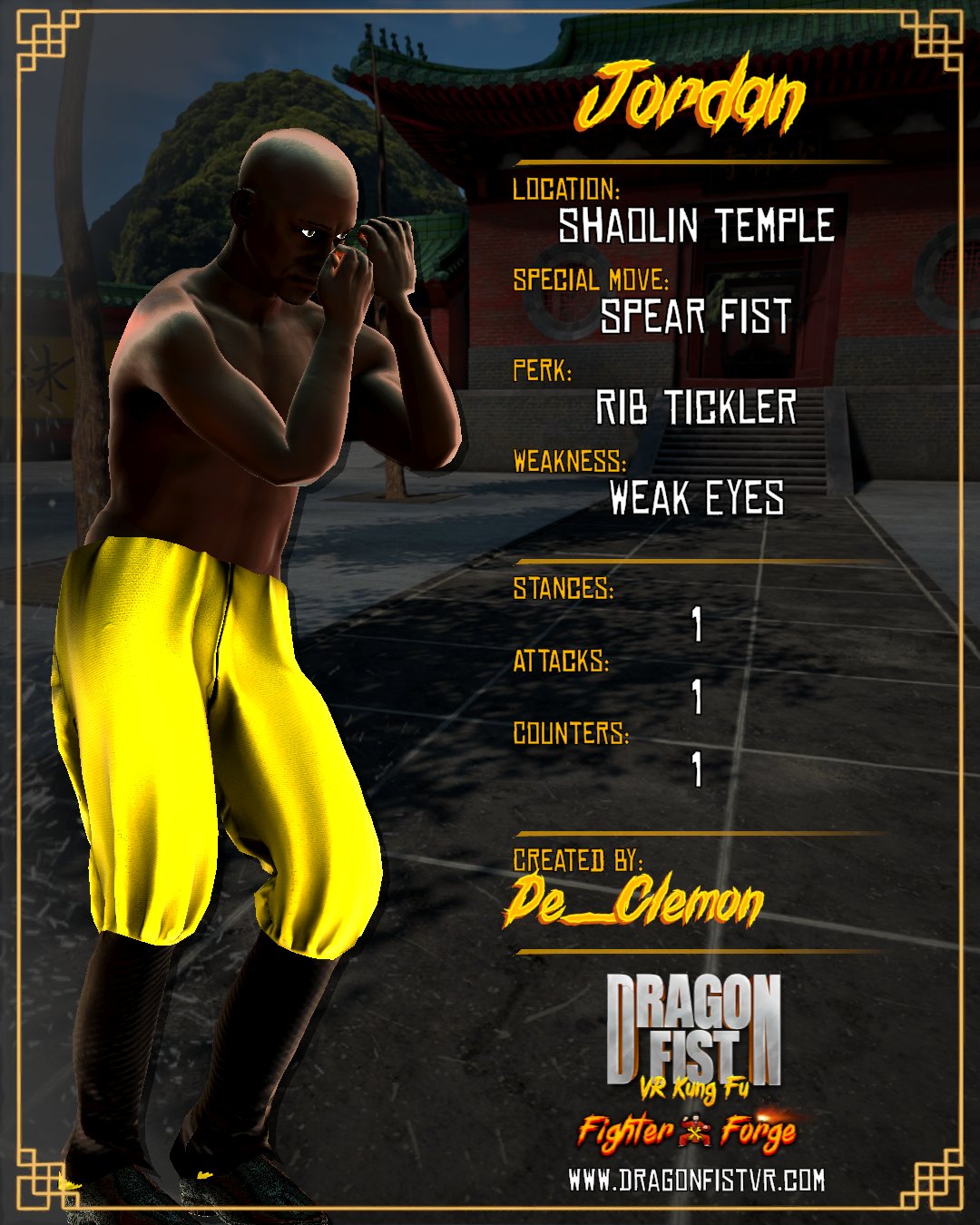 Jordan - Created By: De_Clemon