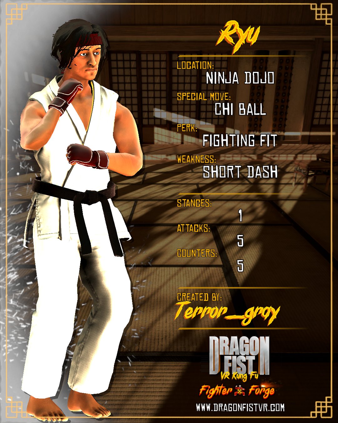 Ryu - Created By: Terror_gray